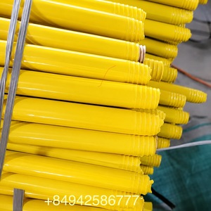 Balai en PVC de haute qualité avec manche en bois, poils robustes et flagonniés pour usage domestique et toilettes - Nettoyage facile, directement de l'usine, offre spéciale - Product Image 5