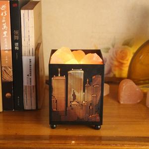 Himalayan Pink Natural Salt Lamps Handcrafted <b>Crystal</b> Body Electric Power Supply LED Light Stone Custom Manufactured Pakistan - Product Image 4
