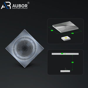 Lente de Fresnel Pmma personalizada, proyector de tira Rectangular, Faro de escenario esférico ancho, lente Fresnel lineal delgada - Product Image 3