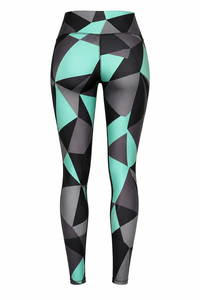 Leggings pour femmes sur mesure, de haute qualité, respirants, écologiques, taille mi-haute, pour le sport et le yoga, en Spandex/Polyester, fournis directement par l'usine - Product Image 4
