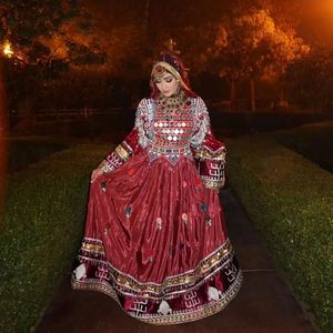 Robes de mariée afghanes Kuchi pour femmes, meilleures ventes, meilleure qualité, prix bas, nouveaux styles afghans, designs personnalisés, robe de mariée afghane - Product Image 5