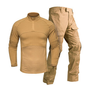 Conjunto de Camisa de Camuflaje Táctica Antiestática de Manga Larga para Hombre, para Entrenamiento Deportivo, Conjuntos MC - Product Image 5
