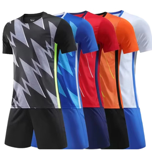 Camiseta de Fútbol Personalizada Sublimada Unisex con Cuello Redondo, Manga Corta, Absorbente de Humedad, Sólida, para Todas las Temporadas, Uniforme de Fútbol para Adultos - Product Image 2