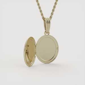 Oval Shape Photo Locket Charm <b>Pendants</b> Minimalist Custom Engravable Openable Memory Charm Letter Initial Delicate 14k 18k <b>Gold</b> - Product Image 1