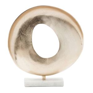 Corporate Gifts Iron Base Custom made Living Room Table Decorative Items Rounded Gold Metal Handicraft <b>Ornaments</b> - Product Image 1