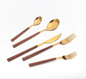Ensemble de couverts minimalistes noir mat, résistant à la rouille, en métal, cuillère, fourchette, couteau pour la vaisselle de mariage, la salle à manger et les événements - Product Image 3