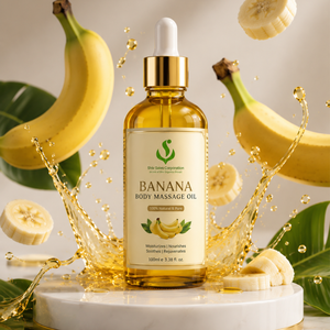 Aceite de Masaje Corporal de Plátano con Textura Suave para Servicios de Spa Premium y Suministro de Productos de Masaje Profesional - Product Image 1
