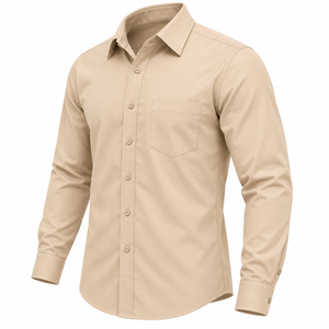 Custom Logo Men Dress <b>Shirt</b> Formal Office Wear Long Sleeve Business <b>Shirt</b> Plain <b>Shirt</b> Solid <b>Colour</b> Custom Men's Dress <b>Shirt</b> - Product Image 5