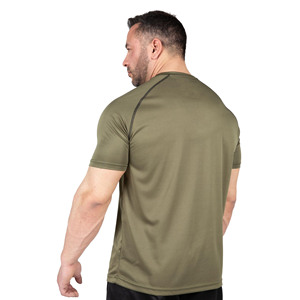 T-shirt personnalisé pour homme en Spandex/Polyester écologique 160 g/m², coupe ajustée, manches courtes, col rond, anti-rétrécissement, respirant, séchage rapide - Product Image 2