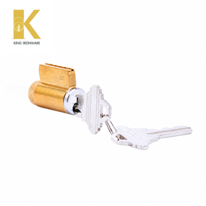Cylindre de serrure de porte chromé poli, laiton sur mesure, 5 goupilles, clé SX, logo personnalisé disponible - Product Image 2
