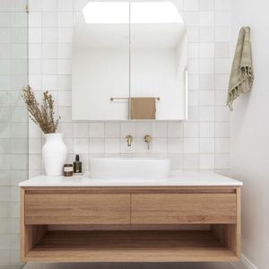 JY Vietnam alta calidad totalmente ensamblar personalizado de lujo montado en la pared cajones baño tocador flotante - Product Image 2