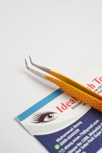 Professional Anti Magnetic Eyelash Tweezers Precision <b>Smooth</b> Tip Durable Design - Product Image 4