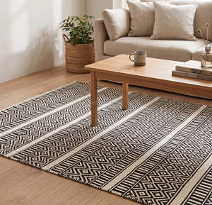 Eco-Friendly Bohemian Rugs 8x10 and Carpets Portable Handcrafted Bohemian Rugs Living Room Large Tufted Boho Area Rugs - Product Image 2