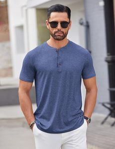 T-shirt en coton pour homme, qualité supérieure, manches courtes, col rond, coupe classique, respirant, séchage rapide, écologique - Product Image 3