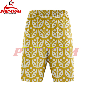 Shorts de course pour hommes imprimés par sublimation, respirants, à taille élastique, pour le basketball, l'été, ou comme short de bain décontracté personnalisé - Product Image 4