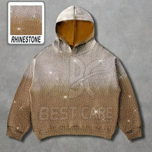 Sudaderas con Pedrería para Hombre, Diseño Personalizado, Tallas Grandes, Servicio OEM a Precio Económico - Product Image 4