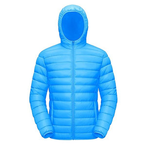 Unisex Lightweight <b>Packable</b> Insulated Puffer Winter <b>Jacket</b> High Quality Water-Resistant Polyester Wadding Hooded Front Puffy - Product Image 1