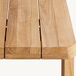 Square Dining <b>Table</b> Made of Durable <b>Solid</b> Teak <b>Wood</b> Modern Design Eco-Friendly for Villa Dining Rooms - Product Image 3