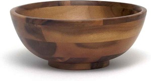 Tazón de Madera Hecho a Mano, Tazón para Servir Ensaladas de Madera Natural para Cocina y Comedor, Venta al por Mayor - Product Image 3