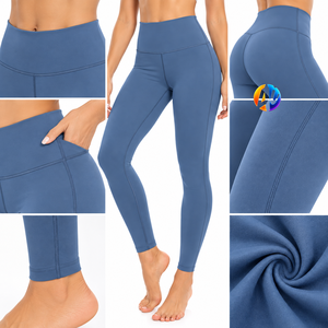 El material Clean Fit combina comodidad elástica con cobertura de soporte para leggings de mujer, ideales para fitness, ejercicio, yoga y running. - Product Image 5