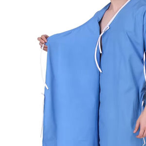 Uniformes Médicos de Algodón Tejido Unisex de Alta Calidad, Bata de Paciente Lavable, Ropa de Hospital Reutilizable con Estampado, Detección de Agujas - Product Image 6