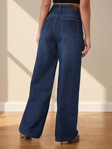 Meilleurs Jeans Premium de Marque pour Femmes, Coupe Ample à Jambes Larges, Écologiques, Déchirés, Style Décontracté – Achetez en Ligne - Product Image 3