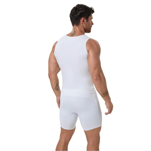 Vêtement sculptant pour homme sur mesure, coupe ajustée, respirant, léger, extensible en spandex, contrôle du ventre, sans couture, confortable et pratique - Product Image 2