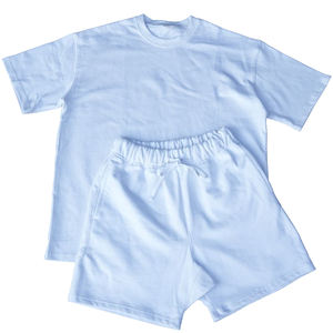 Conjunto de Pantalones Cortos y Camiseta para Hombre 2026, de Algodón Grueso, Personalizable, Unisex - Product Image 2