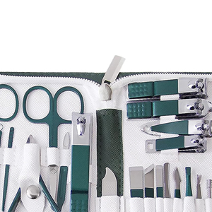 Premium Professional Stainless Steel <b>Nail</b> Care <b>Kit</b> Manicure Pedicure Set Durable Grooming Tools Customized Color Wholesale Offer - Product Image 3