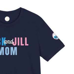 T-shirt pour femme en coton doux bleu marine à motif 'Mom', col rond, manches courtes, décontracté, pour le quotidien, vêtement de mode - Product Image 6