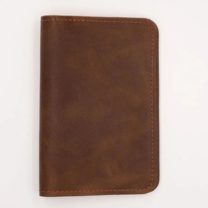 Custom Leather Passport Holder RFID Blocking Travel Wallet Multiple <b>Card</b> Compartments Personalized Logo for sale in low price - Product Image 2
