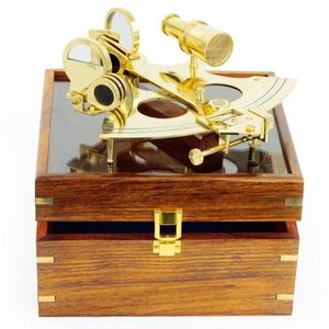 Antique Style <b>Nautical</b> Sextant Brass <b>Decor</b> Piece for Ship Enthusiasts Maritime Collectors Home Office and Study Display - Product Image 2