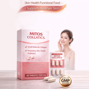 Complément alimentaire Mitos Flex pour la santé de la peau, collagène à petites molécules pour adultes, avec probiotiques, OEM ODM pour l'exportation - Product Image 2