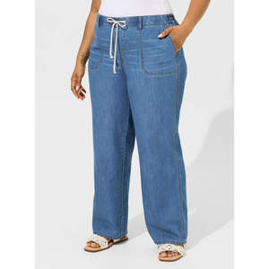 Jeans de Mezclilla Nexus World Trading Unisex, Corte Recto Regular, 100% Algodón, Estilo Vintage, Casual, Transpirable y Ecológico - Product Image 3