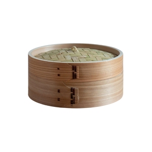 Disponible: Cesta Vaporera de Bambú Ecológica y Sostenible de Alta Calidad, la Más Vendida, para Dumplings, Suministro al por Mayor - Product Image 1