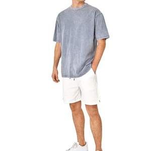 2025 hommes luxe Street Wear surdimensionné goutte épaule T-Shirt haute qualité 100% coton impression numérique personnalisée - Product Image 3