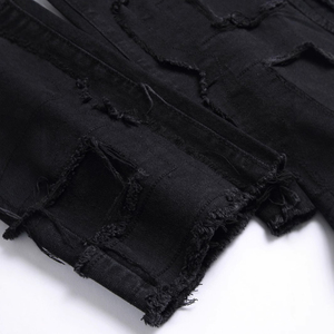 Jeans en denim pour hommes de style urbain, haute qualité, streetwear, broderie personnalisable, décontracté d'été, fourniture OEM - Product Image 5