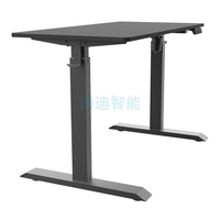 Meilleure table autoélévatrice avec tiroir Support pour s'asseoir Cadre métallique Moteur unique Hauteur réglable Bureau électrique debout