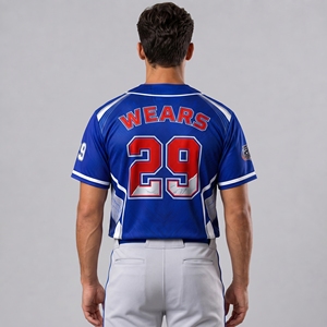 Maillot de baseball élégant offrant un confort léger, des performances athlétiques et une construction durable pour l'entraînement quotidien. - Product Image 2