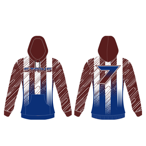 เสื้อฮู้ดบาสเก็ตบอลแบบซับลิเมชั่นระดับพรีเมียม อุปกรณ์สำหรับการฝึกซ้อมอย่างมืออาชีพ เสื้อฮู้ดบาสเก็ตบอลซับลิเมชั่น ระบายเหงื่อได้ดี เสื้อฮู้ดทีม - Product Image 1
