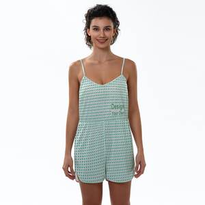 EffiPrint พิมพ์ตามสั่ง จั๊มสูทคามิคอวีสำหรับผู้หญิงแบบพิมพ์ลายทั้งตัว - Product Image 2