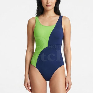 Traje de Baño de Una Pieza para Mujer, Personalizado, Deportivo, de Secado Rápido, con Estampado Deportivo, para Playa, Piscina, Entrenamiento Atlético - Product Image 5