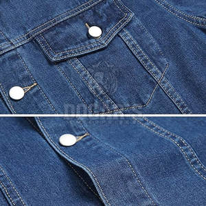 Sweat-shirts en jean sur mesure pour hommes, sweat-shirt tendance décontracté, style streetwear, tenue confortable pour tous les jours - Product Image 3