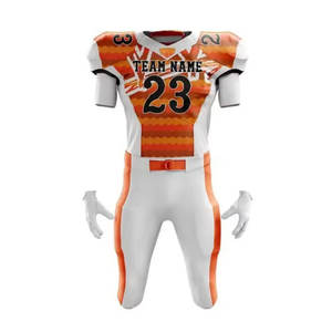 Uniforme de Fútbol Americano Personalizado al por Mayor, Uniforme Deportivo de Entrenamiento con Número de Equipo, Uniforme de Fútbol Americano de Calidad Única - Product Image 4