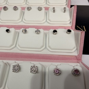 High Quality 14K 10K White Gold Fine Stud <b>Earrings</b> Lab Grown Diamond IGI Certified Stud Hip Hop Cute <b>Hook</b> <b>Earrings</b> for Unisex - Product Image 3