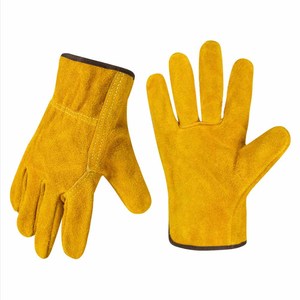 Premium Quality Cowhide Leather Welding <b>Gloves</b> Heavy Duty Heat Resistant Construction <b>Gloves</b> for online sale - Product Image 6