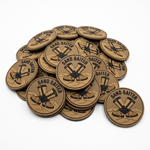 Badge rond en PVC et caoutchouc personnalisé avec motif étoile, pour sextant de navigation, fixation auto-agrippante, directement de l'usine - Product Image 3