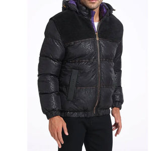 New Arrive Unique Design High Quality Custom Coated Stand Collar Quilted <b>Puffer</b> <b>Jacket</b> Men Low Cost <b>Cheap</b> Price - Product Image 4