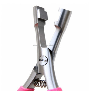 Pince de pose pour extensions capillaires en micro-keratine, 6 mm, pour capsules - Product Image 2