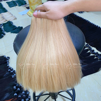Perruques de Cheveux Humains Vietnamiens Naturels Non Transformés Raides Comme des Os, Cheveux Humains Glamour avec Lace Front, Lots de Cheveux Humains